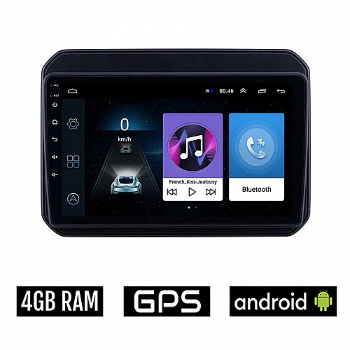 SUZUKI IGNIS (μετά το 2016) Android οθόνη αυτοκίνητου 4GB με GPS WI-FI (ηχοσύστημα αφής 9" ιντσών OEM Youtube Playstore MP3 USB Radio Bluetooth Mirrorlink εργοστασιακή, AUX, 4x60W)