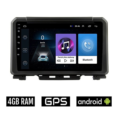 SUZUKI JIMNY (μετά το 2018) Android οθόνη αυτοκίνητου 4GB με GPS WI-FI (ηχοσύστημα αφής 9" ιντσών OEM Youtube Playstore MP3 USB Radio Bluetooth Mirrorlink εργοστασιακή, AUX, 4x60W)