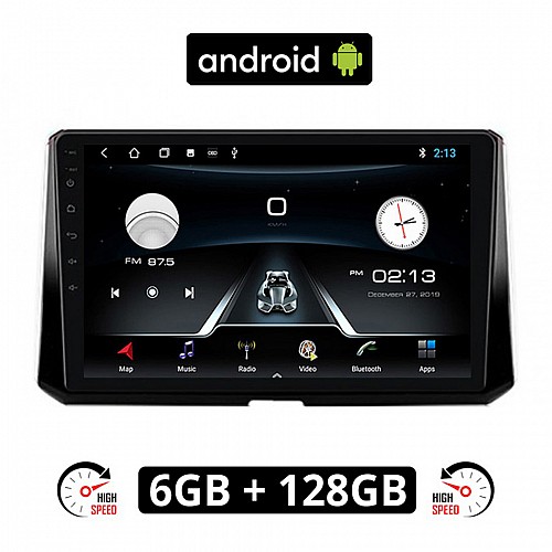 TOYOTA COROLLA (μετά το 2019) Android οθόνη αυτοκίνητου 6GB με GPS WI-FI (ηχοσύστημα αφής 10" ιντσών OEM Youtube Playstore MP3 USB Radio Bluetooth Mirrorlink εργοστασιακή, AUX, 4 x 60W)  TO114-6GB