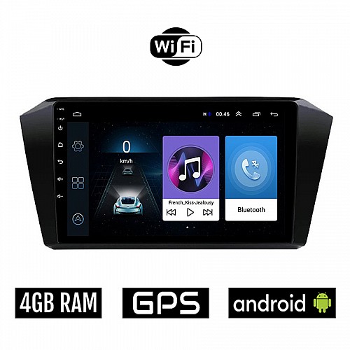 Volkswagen VW PASSAT (μετά το 2016) Android οθόνη αυτοκίνητου 4GB με GPS WI-FI  (ηχοσύστημα αφής 10" ιντσών OEM Youtube Playstore MP3 USB Radio Bluetooth Mirrorlink, 4x60W, AUX)