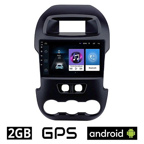 FORD RANGER 2011-2015 Android οθόνη αυτοκίνητου 2GB με GPS WI-FI (ηχοσύστημα αφής 9" ιντσών OEM Youtube Playstore MP3 USB Radio Bluetooth Mirrorlink εργοστασιακή, 4x60W, AUX) FO462-2GB