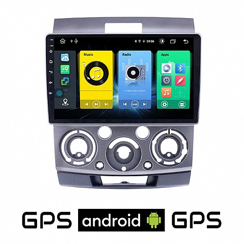 MAZDA BT-50 2006-2011 Android οθόνη αυτοκίνητου με GPS WI-FI (ηχοσύστημα αφής 9" ιντσών OEM Youtube Playstore MP3 USB Radio Bluetooth Mirrorlink εργοστασιακή, 4x60W, AUX) MA649