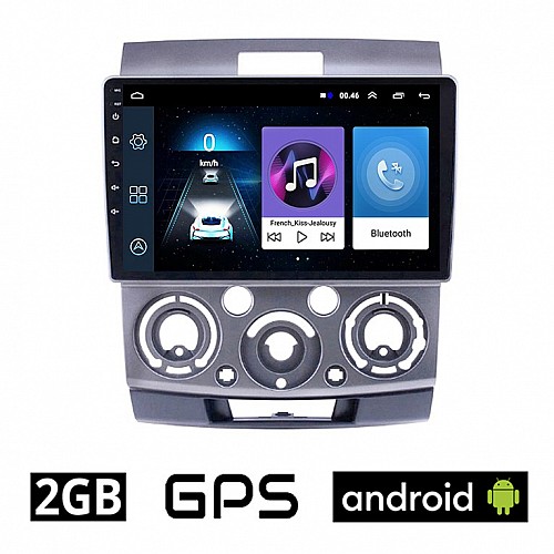MAZDA BT-50 (2006-2011) Android οθόνη αυτοκίνητου 2GB με GPS WI-FI (ηχοσύστημα αφής 9" ιντσών OEM Youtube Playstore MP3 USB Radio Bluetooth Mirrorlink εργοστασιακή, 4x60W, AUX) MA649-2GB