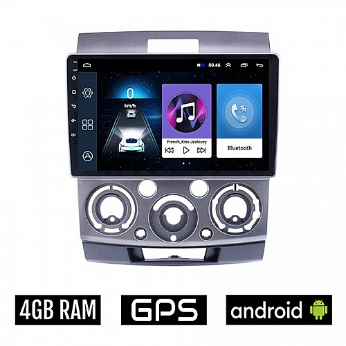 MAZDA BT-50 (2006-2011) Android οθόνη αυτοκίνητου 4GB με GPS WI-FI (ηχοσύστημα αφής 9" ιντσών OEM Youtube Playstore MP3 USB Radio Bluetooth Mirrorlink εργοστασιακή, 4x60W, AUX)