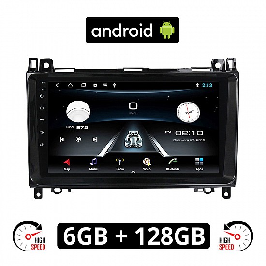 MERCEDES A W169 (2004-2012) Android οθόνη αυτοκίνητου 6GB με GPS WI-FI (ηχοσύστημα αφής 9 ιντσών OEM Youtube Playstore MP3 USB Radio Bluetooth Mirrorlink εργοστασιακή, 4x60W, Benz) ME14-6GB
