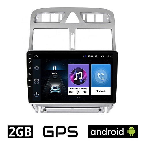PEUGEOT 307 (2002-2013) Android οθόνη αυτοκίνητου 2GB με GPS WI-FI (ηχοσύστημα αφής 9" ιντσών OEM Youtube Playstore MP3 USB Radio Bluetooth Mirrorlink εργοστασιακή, 4x60W, AUX) PE123-2GB