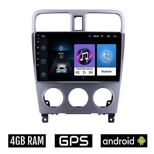 SUBARU FORESTER (2002-2008) Android οθόνη αυτοκίνητου 4GB με GPS WI-FI (ηχοσύστημα αφής 9" ιντσών OEM Youtube Playstore MP3 USB Radio Bluetooth Mirrorlink εργοστασιακή, 4x60W, AUX) SU74-4GB