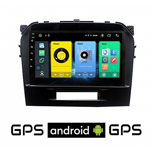 SUZUKI GRAND VITARA (μετά το 2016) Android οθόνη αυτοκίνητου με GPS WI-FI (ηχοσύστημα αφής 9" ιντσών OEM Youtube Playstore MP3 USB Radio Bluetooth Mirrorlink εργοστασιακή, 4x60W, AUX) SUZ37