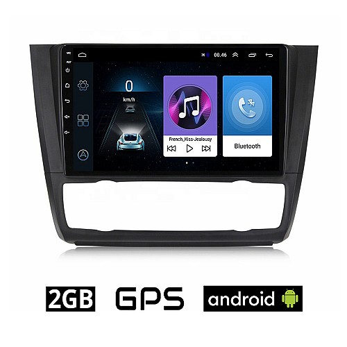 BMW E81 (E82, E87, E88) 2004 - 2013 Android οθόνη αυτοκίνητου 2GB με GPS WI-FI (ΣΕΙΡΑ 1 E81, E82, E87, E88 ηχοσύστημα αφής 9" ιντσών OEM Youtube Playstore MP3 USB Radio Bluetooth Mirrorlink εργοστασιακή, 4x60W, AUX) BM08-2GB