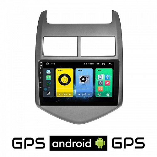 CHEVROLET AVEO (μετά το 2011) Android οθόνη αυτοκίνητου με GPS WI-FI (ηχοσύστημα αφής 9" ιντσών OEM Youtube Playstore MP3 USB Radio Bluetooth Mirrorlink εργοστασιακή, 4x60W, AUX) CH55