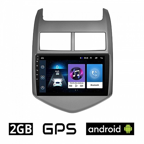 CHEVROLET AVEO (μετά το 2011) Android οθόνη αυτοκίνητου 2GB με GPS WI-FI (ηχοσύστημα αφής 9" ιντσών OEM Youtube Playstore MP3 USB Radio Bluetooth Mirrorlink εργοστασιακή, 4x60W, AUX) CH55-2GB