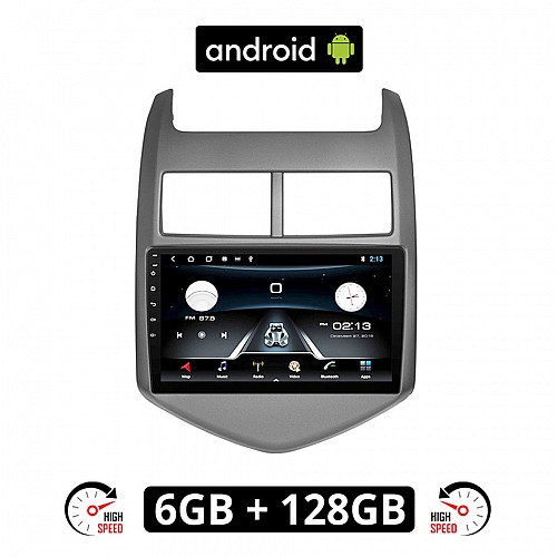 CHEVROLET AVEO (μετά το 2011) Android οθόνη αυτοκίνητου 6GB με GPS WI-FI (ηχοσύστημα αφής 9" ιντσών OEM Youtube Playstore MP3 USB Radio Bluetooth Mirrorlink εργοστασιακή, 4x60W, AUX)