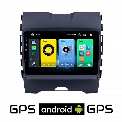 FORD EDGE (μετά το 2015) Android οθόνη αυτοκίνητου με GPS WI-FI (ηχοσύστημα αφής 9" ιντσών OEM Youtube Playstore MP3 USB Radio Bluetooth Mirrorlink εργοστασιακή, 4x60W, AUX)