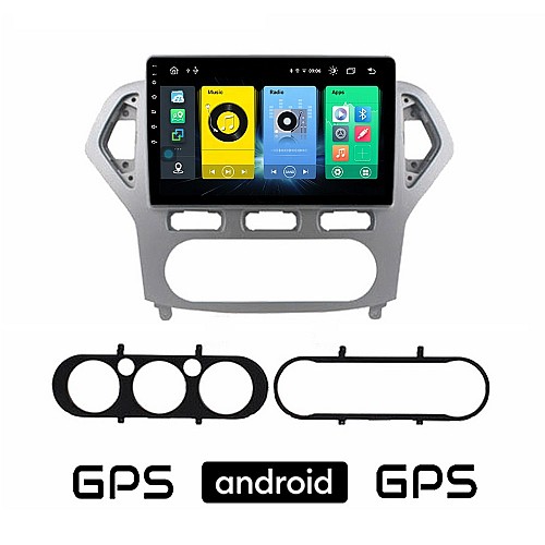 FORD MONDEO (2007 - 2010) Android οθόνη αυτοκίνητου με GPS WI-FI (ηχοσύστημα αφής 10" ιντσών OEM Youtube Playstore MP3 USB Radio Bluetooth Mirrorlink εργοστασιακή, 4x60W, AUX) FO77