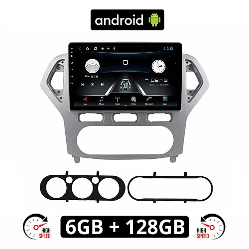 FORD MONDEO (2007 - 2010) Android οθόνη αυτοκίνητου 6GB με GPS WI-FI (ηχοσύστημα αφής 10" ιντσών OEM Youtube Playstore MP3 USB Radio Bluetooth Mirrorlink εργοστασιακή, 4x60W, AUX) FO77-6GB