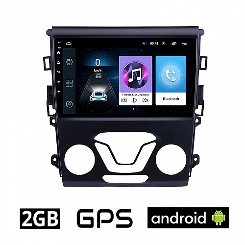 FORD MONDEO (μετά το 2013) Android οθόνη αυτοκίνητου 2GB με GPS WI-FI (ηχοσύστημα αφής 9" ιντσών OEM Youtube Playstore MP3 USB Radio Bluetooth Mirrorlink εργοστασιακή, 4x60W, AUX) FO65-2GB
