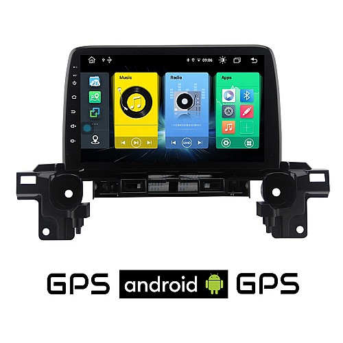 MAZDA CX-5 (μετά το 2017) Android οθόνη αυτοκίνητου με GPS WI-FI (ηχοσύστημα αφής 9" ιντσών OEM Youtube Playstore MP3 USB Radio Bluetooth Mirrorlink εργοστασιακή, 4x60W, AUX)