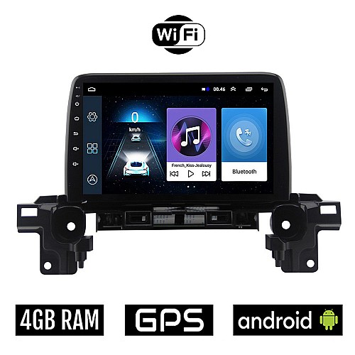 MAZDA CX-5 (μετά το 2017) Android οθόνη αυτοκίνητου 4GB με GPS WI-FI (ηχοσύστημα αφής 9" ιντσών OEM Youtube Playstore MP3 USB Radio Bluetooth Mirrorlink εργοστασιακή, 4x60W, AUX)