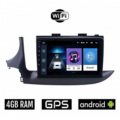 OPEL MOKKA (μετά το 2016) Android οθόνη αυτοκίνητου 4GB με GPS WI-FI (ηχοσύστημα αφής 9" ιντσών OEM Youtube Playstore MP3 USB Radio Bluetooth Mirrorlink εργοστασιακή, 4x60W, AUX)