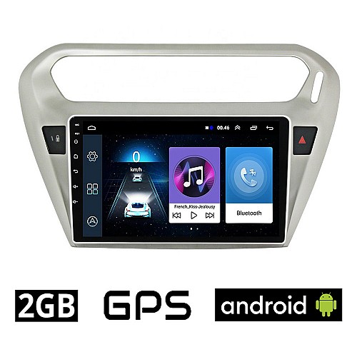 PEUGEOT 301 (μετά το 2013) Android οθόνη αυτοκίνητου 2GB με GPS WI-FI (ηχοσύστημα αφής 9" ιντσών OEM Youtube Playstore MP3 USB Radio Bluetooth Mirrorlink εργοστασιακή, 4x60W, AUX) PE34-2GB