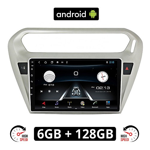 PEUGEOT 301 (μετά το 2013) Android οθόνη αυτοκίνητου 6GB με GPS WI-FI (ηχοσύστημα αφής 9" ιντσών OEM Youtube Playstore MP3 USB Radio Bluetooth Mirrorlink εργοστασιακή, 4x60W, AUX, πλοηγός)