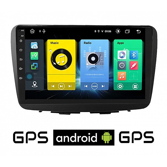 SUZUKI BALENO (μετά το 2016) Android οθόνη αυτοκίνητου με GPS WI-FI (ηχοσύστημα αφής 9 ιντσών OEM Youtube Playstore MP3 USB Radio Bluetooth Mirrorlink εργοστασιακή, 4x60W, AUX) SU70