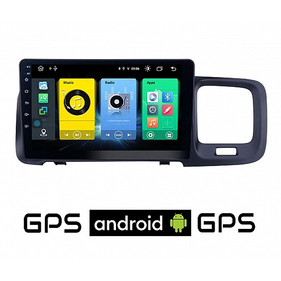VOLVO S60 (2010 - 2018) Android οθόνη αυτοκίνητου με GPS WI-FI (ηχοσύστημα αφής 9 ιντσών OEM Youtube Playstore MP3 USB Radio Bluetooth Mirrorlink εργοστασιακή, 4x60W, AUX) VOL60