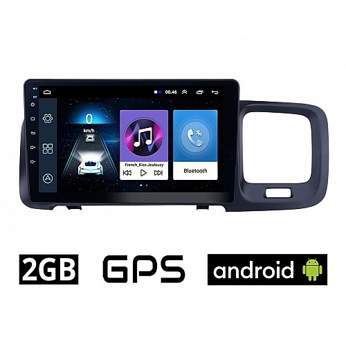 VOLVO S60 (2010 - 2018) Android οθόνη αυτοκίνητου 2GB με GPS WI-FI (ηχοσύστημα αφής 9" ιντσών OEM Youtube Playstore MP3 USB Radio Bluetooth Mirrorlink εργοστασιακή, 4x60W, AUX) VOL60-2GB