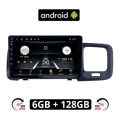 VOLVO S60 (2010 - 2018) Android οθόνη αυτοκίνητου 6GB με GPS WI-FI (ηχοσύστημα αφής 9" ιντσών OEM Youtube Playstore MP3 USB Radio Bluetooth Mirrorlink εργοστασιακή, 4x60W, AUX) VOL60-6GB