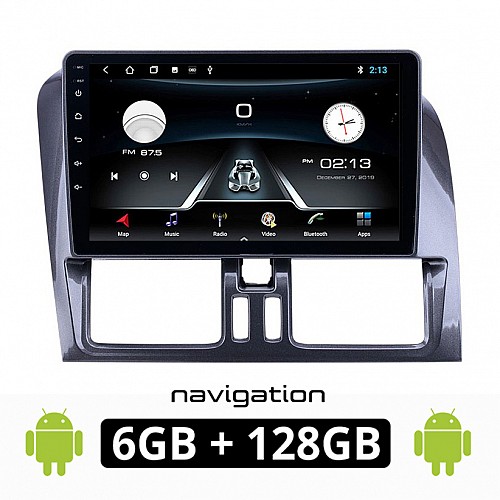 VOLVO XC60 (2009 - 2017) Android οθόνη αυτοκίνητου 6GB με GPS WI-FI (ηχοσύστημα αφής 9" ιντσών OEM Youtube Playstore MP3 USB Radio Bluetooth Mirrorlink εργοστασιακή, 4x60W, AUX) VOL61-6GB