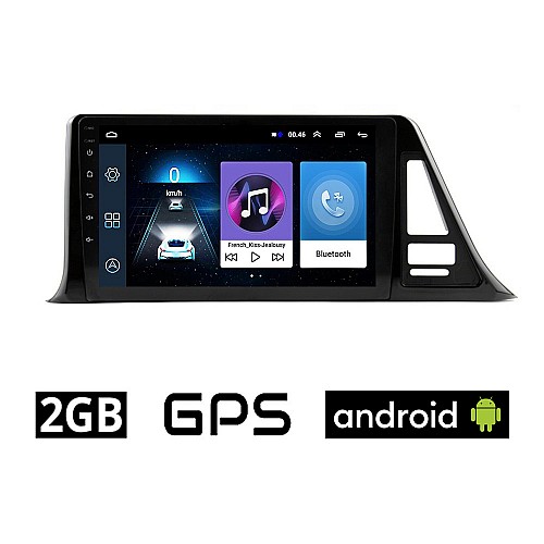 TOYOTA CHR (μετά το 2017) Android οθόνη αυτοκίνητου 2GB με GPS WI-FI (ηχοσύστημα αφής 9" ιντσών OEM Youtube Playstore MP3 USB Radio Bluetooth Mirrorlink εργοστασιακή, 4x60W, AUX) TO55-2GB