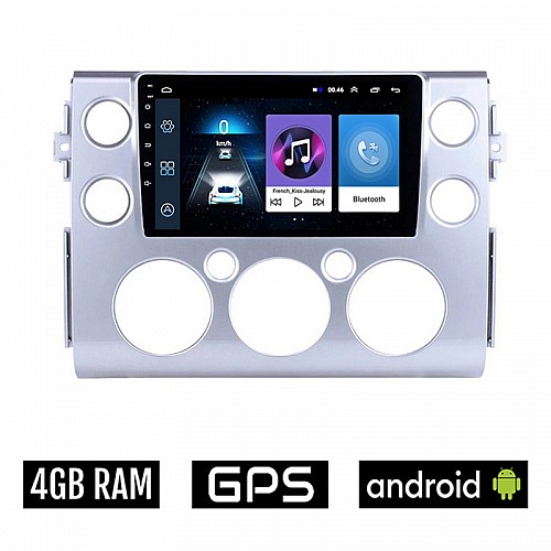 TOYOTA FJ CRUISER (2007 - 2013) Android οθόνη αυτοκίνητου 4GB με GPS WI-FI (ηχοσύστημα αφής 9" ιντσών OEM Youtube Playstore MP3 USB Radio Bluetooth Mirrorlink εργοστασιακή, 4x60W)