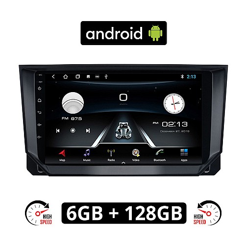 SEAT IBIZA (μετά το 2018) Android οθόνη αυτοκίνητου 6GB με GPS WI-FI (ηχοσύστημα αφής 9" ιντσών OEM Youtube Playstore MP3 USB Radio Bluetooth Mirrorlink εργοστασιακή, 4x60W, AUX) SE11-6GB
