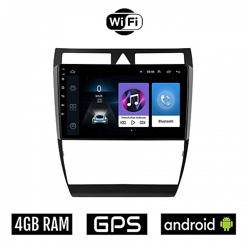 AUDI A6 (1998-2005) Android οθόνη αυτοκίνητου 4GB με GPS WI-FI (ηχοσύστημα αφής 9" ιντσών OEM Youtube Playstore MP3 USB Radio Bluetooth Mirrorlink εργοστασιακή, 4x60W, AUX) AU26-4GB