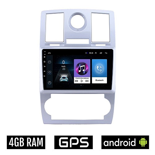 CHRYSLER 300C (2005 - 2010) Android οθόνη αυτοκίνητου 4GB με GPS WI-FI (ηχοσύστημα αφής 9" ιντσών OEM Youtube Playstore MP3 USB Radio Bluetooth Mirrorlink εργοστασιακή, 4x60W, AUX)