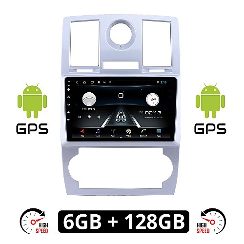 CHRYSLER 300C (2005 - 2010) Android οθόνη αυτοκίνητου 6GB με GPS WI-FI (ηχοσύστημα αφής 9" ιντσών OEM Youtube Playstore MP3 USB Radio Bluetooth Mirrorlink εργοστασιακή, 4x60W, AUX)