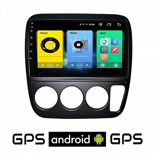 HONDA CRV (1996 - 2006) A/C Android οθόνη αυτοκίνητου με GPS WI-FI (ηχοσύστημα αφής 9" ιντσών OEM Youtube Playstore MP3 USB Radio Bluetooth Mirrorlink εργοστασιακή, 4x60W, AUX) HN13