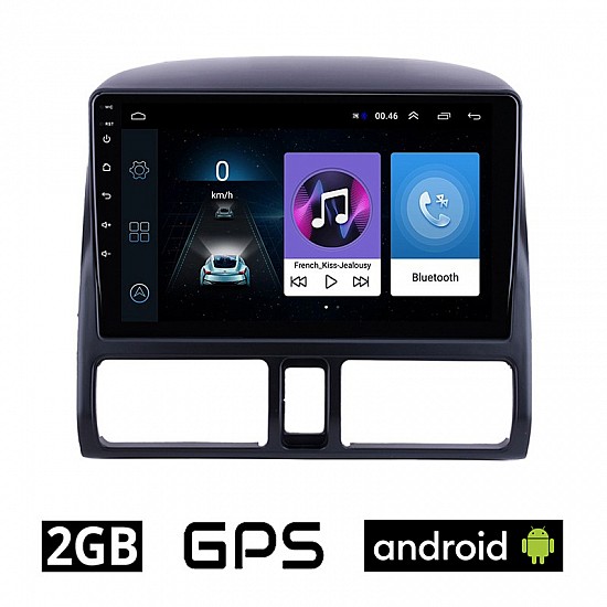 HONDA CRV (1996-2006) CLIMA Android οθόνη αυτοκίνητου 2GB με GPS WI-FI (ηχοσύστημα αφής 9 ιντσών OEM Youtube Playstore MP3 USB Radio Bluetooth Mirrorlink εργοστασιακή, 4x60W, AUX) HN14-2GB