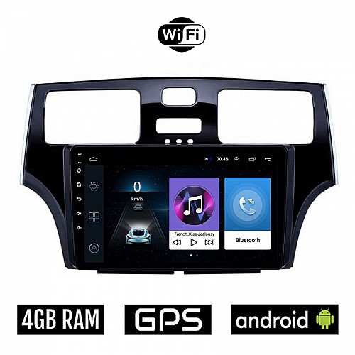 LEXUS ES 300 (2001 - 2006) Android οθόνη αυτοκίνητου 4GB με GPS WI-FI (ηχοσύστημα αφής 9" ιντσών OEM Youtube Playstore MP3 USB Radio Bluetooth Mirrorlink εργοστασιακή, 4x60W, AUX)