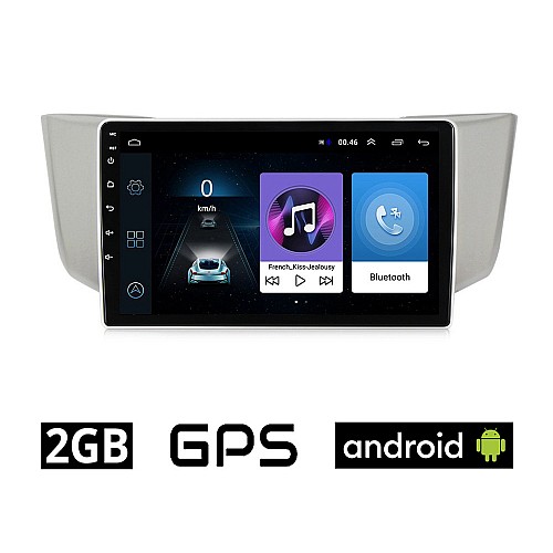 LEXUS RX 300 - 400 (2003 - 2008) Android οθόνη αυτοκίνητου 2GB με GPS WI-FI (ηχοσύστημα αφής 9" ιντσών OEM Youtube Playstore MP3 USB Radio Bluetooth Mirrorlink εργοστασιακή, 4x60W, AUX) LE13-2GB