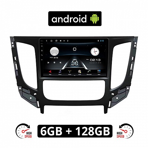 MITSUBISHI L200 (2015 - 2019) CLIMA  Android οθόνη αυτοκίνητου 6GB με GPS WI-FI (ηχοσύστημα αφής 9" ιντσών OEM Youtube Playstore MP3 USB Radio Bluetooth Mirrorlink εργοστασιακή, 4x60W, AUX) MIT79-6GB