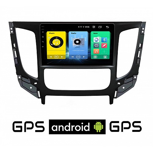 MITSUBISHI L200 (2015 - 2019) CLIMA Android οθόνη αυτοκίνητου με GPS WI-FI (ηχοσύστημα αφής 9" ιντσών OEM Youtube Playstore MP3 USB Radio Bluetooth Mirrorlink εργοστασιακή, 4x60W, AUX) MIT79