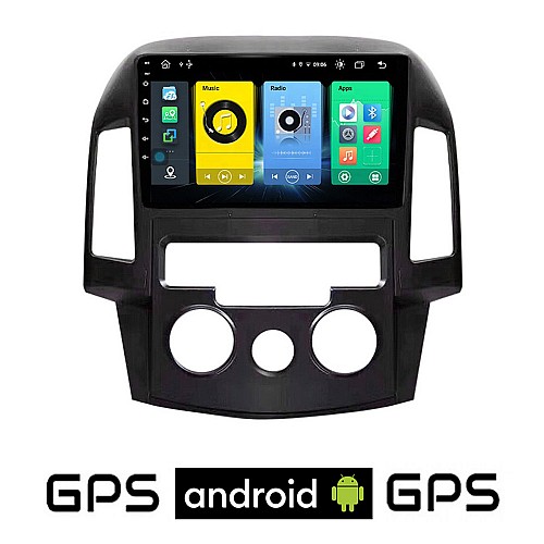 HYUNDAI i30 (2007 - 2012) Android οθόνη αυτοκίνητου με GPS WI-FI (ηχοσύστημα αφής 9" ιντσών OEM Youtube Playstore MP3 USB Radio Bluetooth Mirrorlink εργοστασιακή, 4x60W, AUX) HY110M