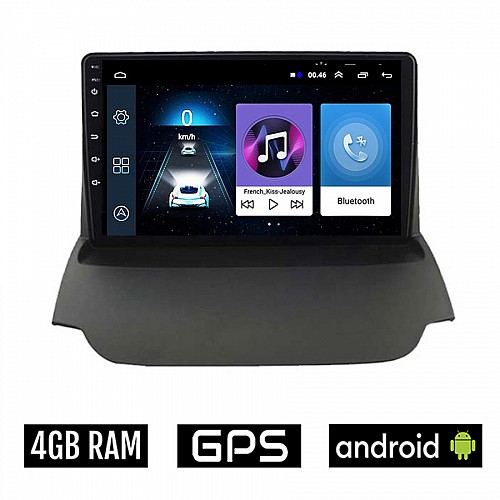 FORD ECOSPORT (2012 - 2018) Android οθόνη αυτοκίνητου 4GB με GPS WI-FI (ηχοσύστημα αφής 9" ιντσών OEM Youtube Playstore MP3 USB Radio Bluetooth Mirrorlink εργοστασιακή, 4x60W, AUX) FO19-4GB