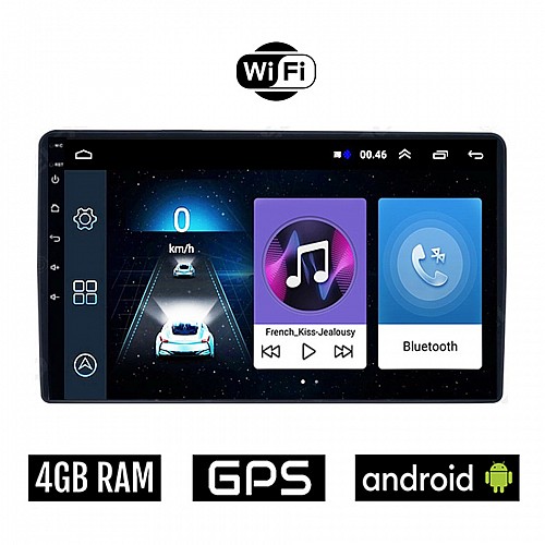 MITSUBISHI OUTLANDER (2001 - 2005) Android οθόνη αυτοκίνητου 4GB με GPS WI-FI (ηχοσύστημα αφής 9" ιντσών OEM Youtube Playstore MP3 USB Radio Bluetooth εργοστασιακή, 4x60W, AUX)