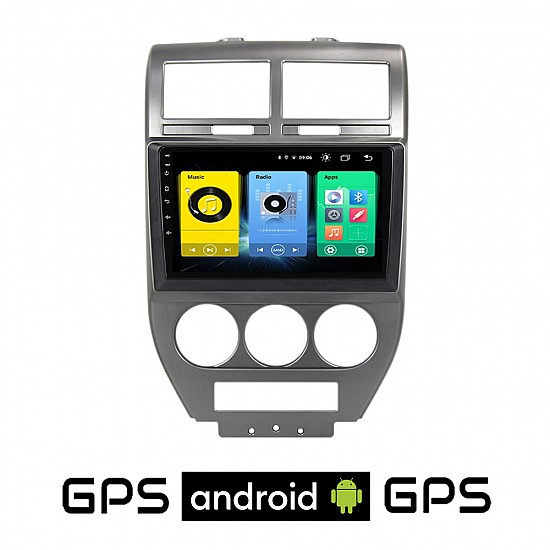 JEEP COMPASS 2009-2016 Android οθόνη αυτοκίνητου με GPS WI-FI (ηχοσύστημα αφής 10 ιντσών OEM Youtube Playstore MP3 USB Radio Bluetooth Mirrorlink 4x60W εργοστασιακού τύπου) KE54