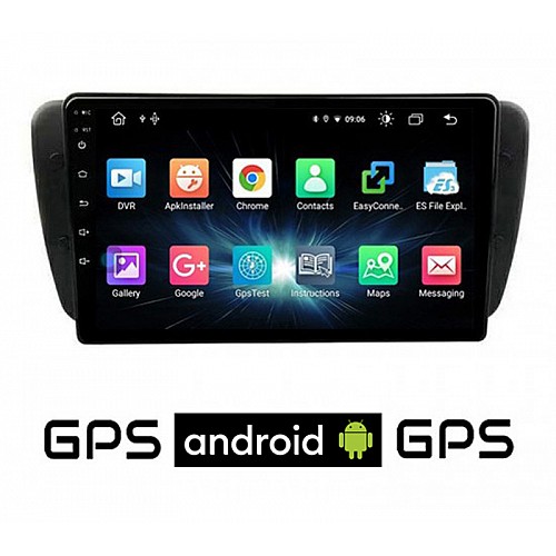 CAMERA + SEAT IBIZA (2008 - 2015) Android οθόνη αυτοκίνητου με GPS WI-FI (ηχοσύστημα αφής 9" ιντσών OEM Youtube Playstore MP3 USB Radio Bluetooth Mirrorlink εργοστασιακή, 4x60W, AUX) 4998