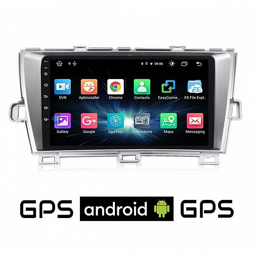 CAMERA + TOYOTA PRIUS (2009 - 2015) Android οθόνη αυτοκίνητου με GPS WI-FI (ηχοσύστημα αφής 9" ιντσών OEM Youtube Playstore MP3 USB Radio Bluetooth Mirrorlink εργοστασιακή, 4x60W, AUX) 5009