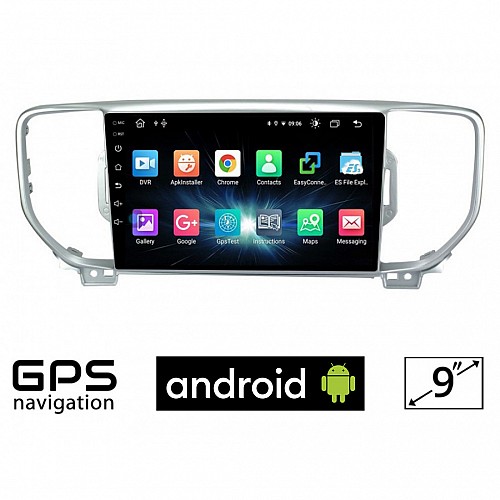 CAMERA + KIA SPORTAGE (2016 - 2018) Android οθόνη αυτοκίνητου με GPS WI-FI (ηχοσύστημα αφής 9" ιντσών OEM Youtube Playstore MP3 USB Radio Bluetooth Mirrorlink εργοστασιακή, 4x60W, AUX)