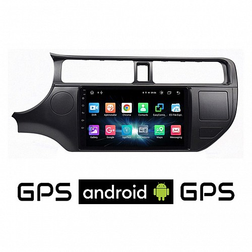 CAMERA + KIA RIO (2012 - 2015) Android οθόνη αυτοκίνητου με GPS WI-FI (ηχοσύστημα αφής 9" ιντσών OEM Youtube Playstore MP3 USB Radio Bluetooth Mirrorlink εργοστασιακή, 4x60W, AUX) 5030